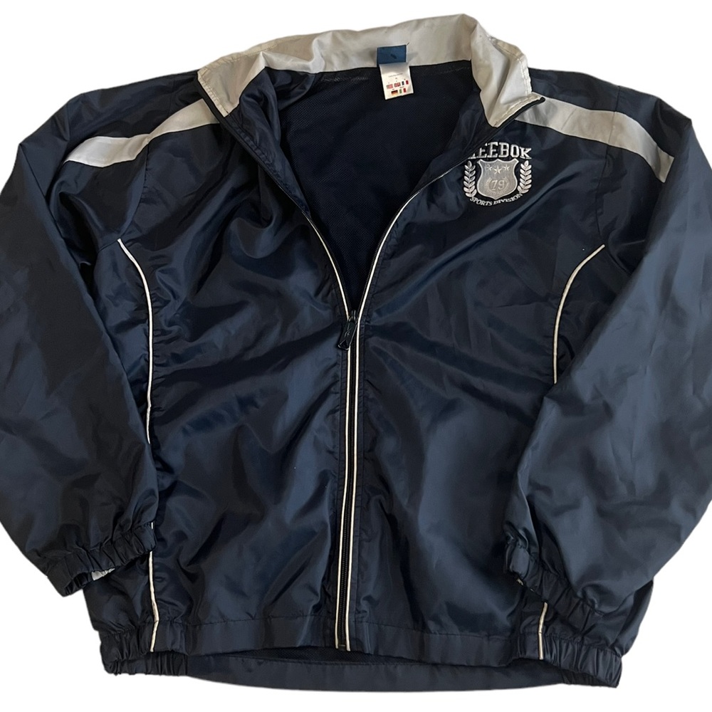 Navy Reebok 79 Sports Division Windbreaker